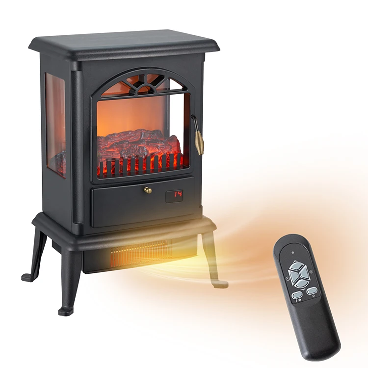 Chinese Manufacturer Indoor Decorative Decor Flame Resin Electric Fireplace with Remote Control