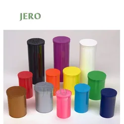 19 Dr child resistant tube pill bottle plastic pop top joint tubes 78mm pop top tube