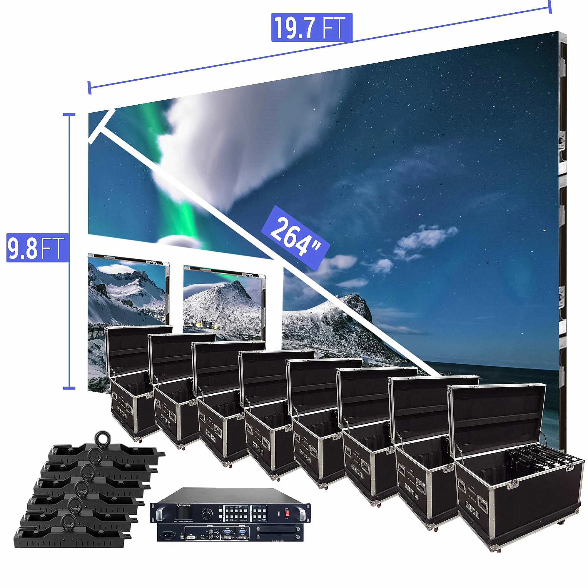Digital Poster Screen Rental Part Car Outdoor Panel Led Shelf Display