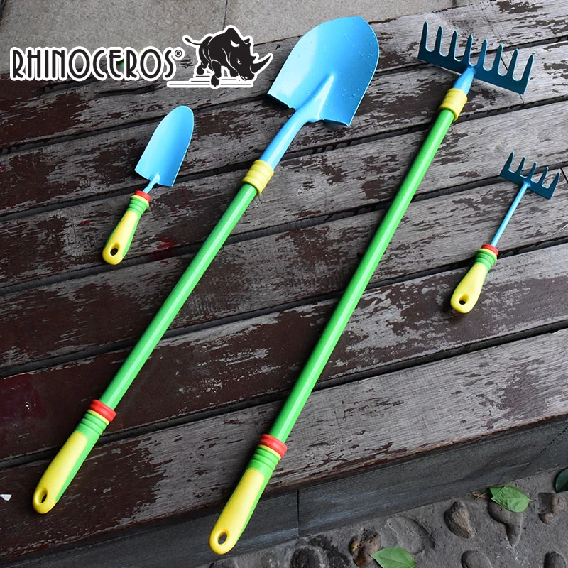 Wholesale Garden Digging Tools Blue Tpr Handle Carbon Steel Mini Garden Tool Trowel Small Shovel