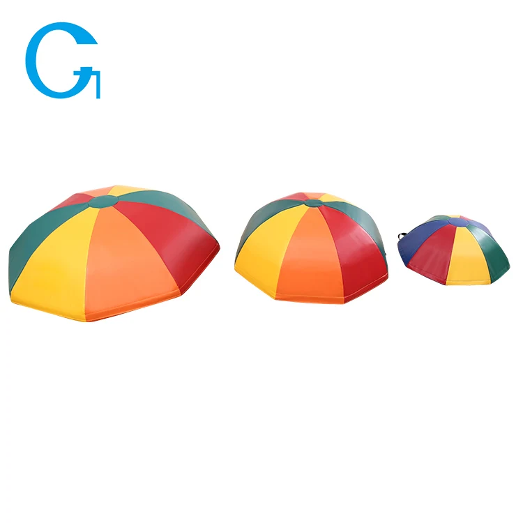 Wholesale rainbow rhythmic educational training gymnastic cheap soft play equipment