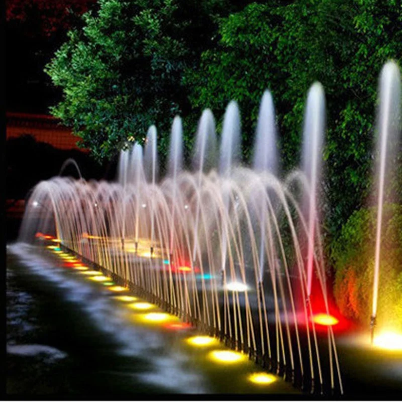 
CE ROHS stainless steel IP68 waterproof DC24v 6W led rgb fountain light for business plaza Fountain lighting 