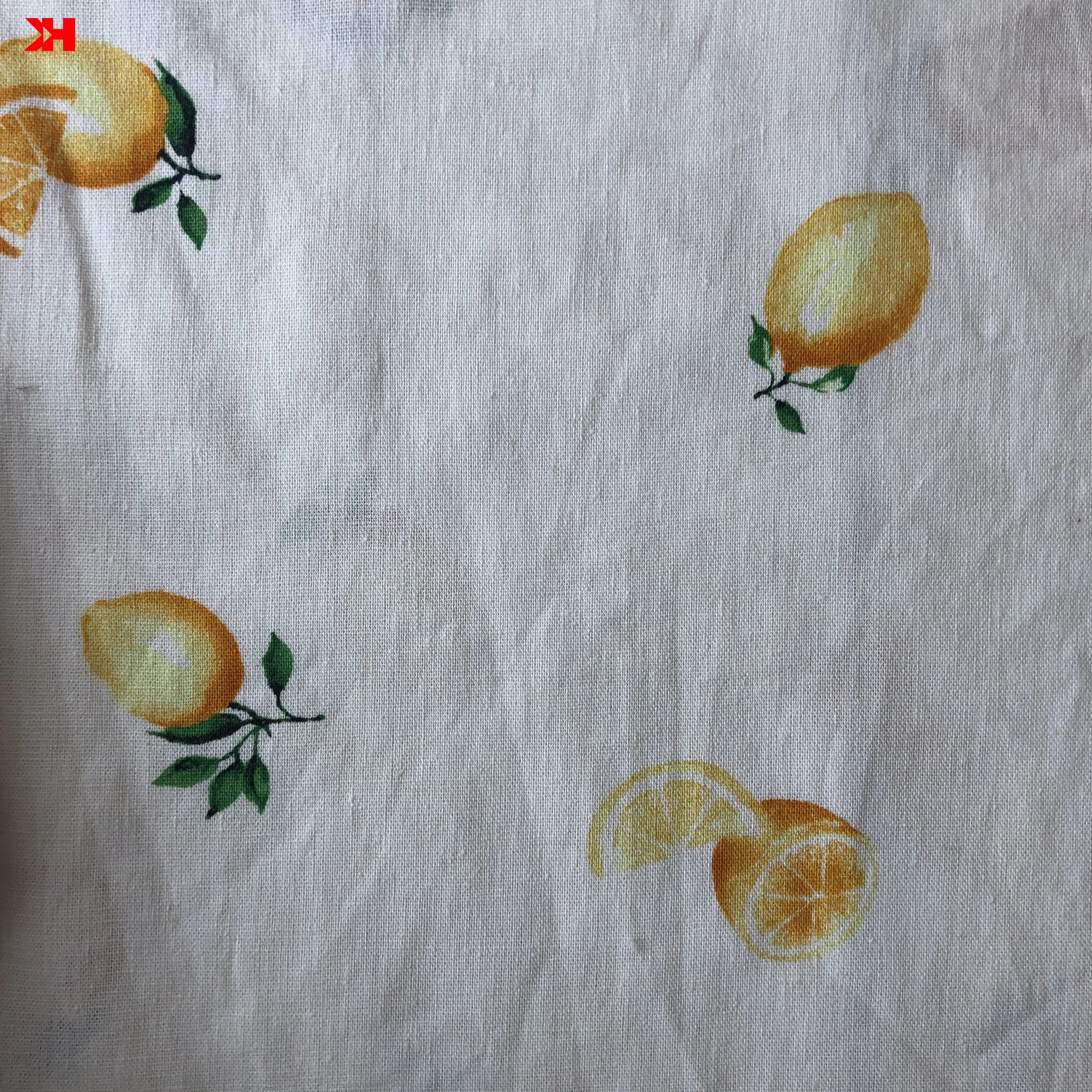 hot sale 147cm printed linen fabric for linen blanket baby clothes