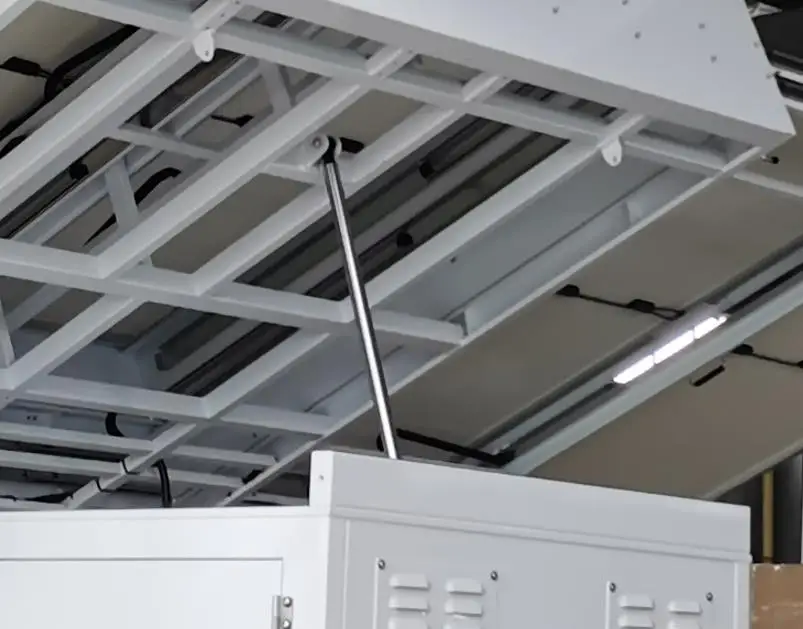 Hydraulic Angle Adjustment 8KW Lithium Battery Mobile Solar Diesel Hybrid Generator Trailer