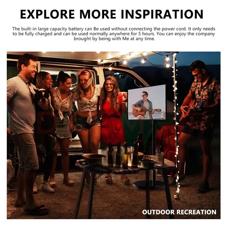 Interactive Smart TV 21.5 Inch Touch Monitor LCD Screen 2K StandbyME Floor Standing with Android 12 WiFi USB Interface