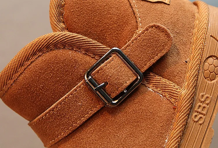 Новое поступление; Высококачественные теплые шерстяные красные зимние сапоги для девочек; Детская обувь; Зимние сапоги для детей