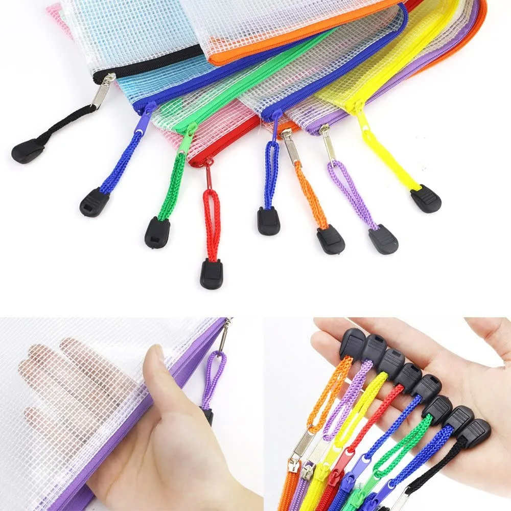 Poly Zip Lock Envelope File Folder A4 Pouch Custom Plastic Document Bag