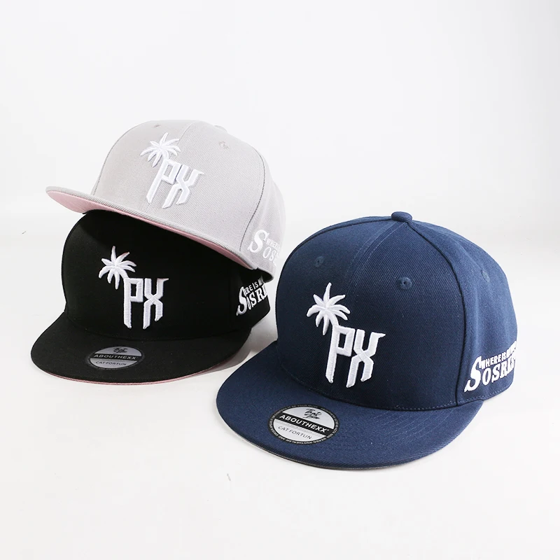 Embroidery Tags Patch 6 Panel Blank Men Gorras De Hombre Flat Brim New Custom Fitted Era Hat White Wool Baseball Cap