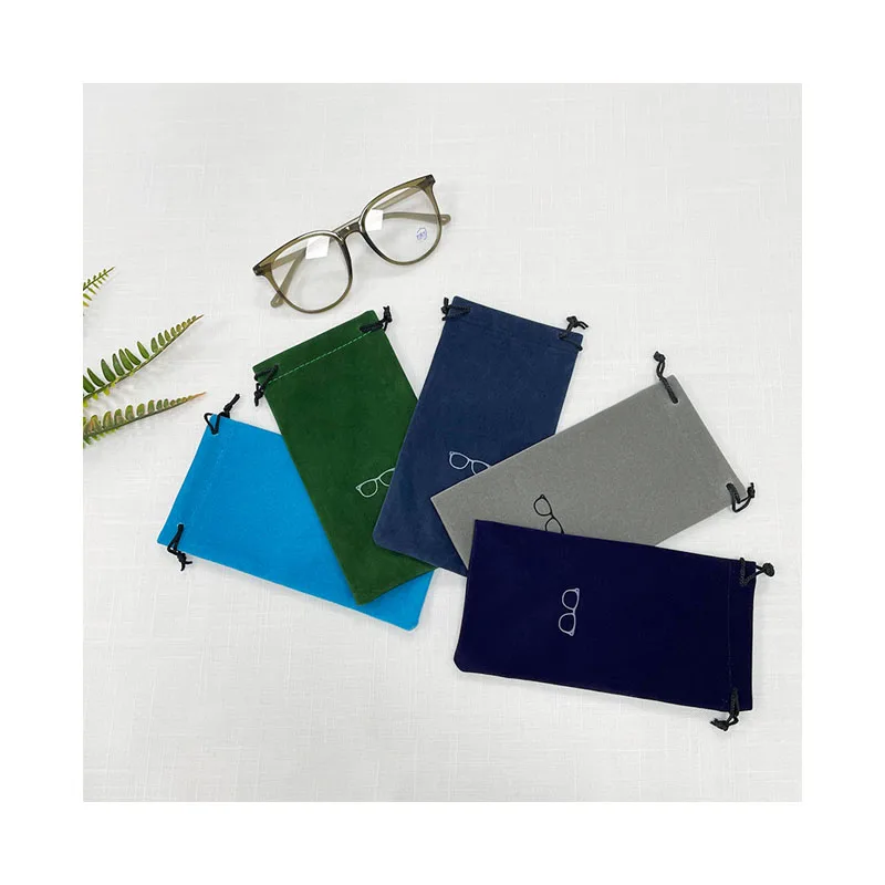 Cheap Wholesale Factory Outlet Customized Printed Logo Portable Pouch For Sunglasses