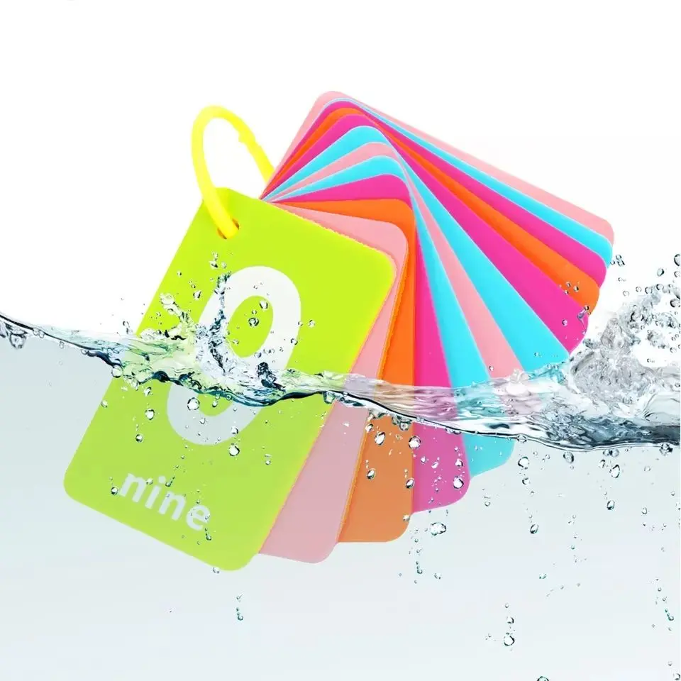 Early childhood education flash card recognition card matching shape English alphanumeric recognition card