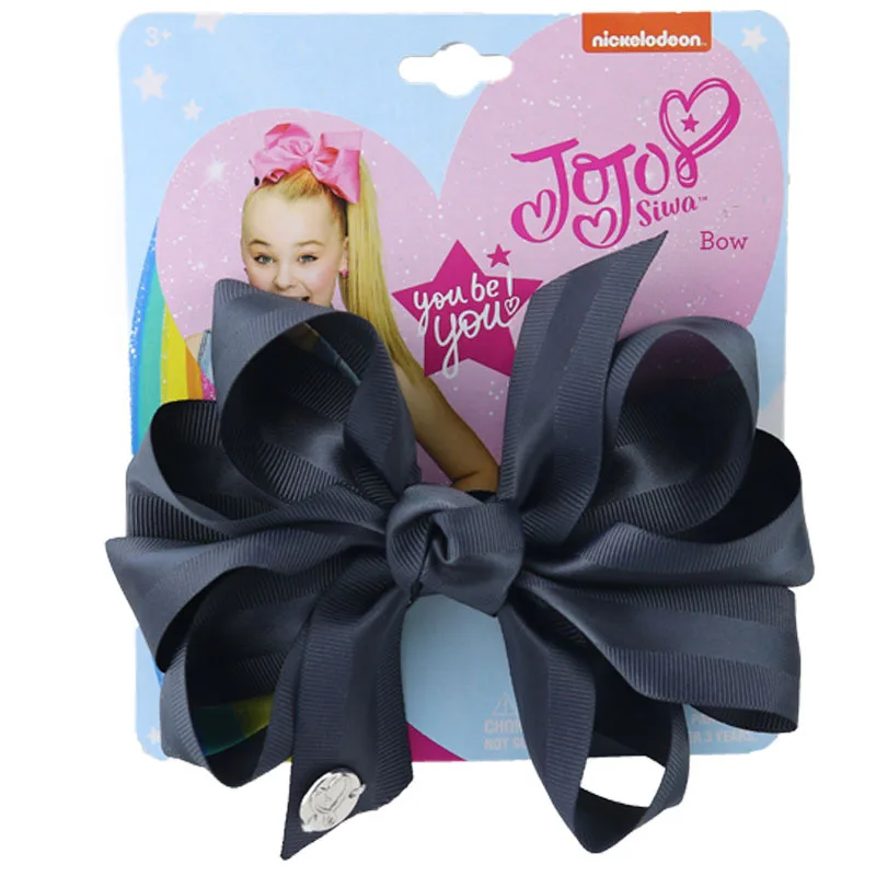Wholesale High Quality Hsir Clip 5 Inch Beautiful Jojo Siwa Big Bows Hair Accessories Baby Jojo Siwa Hair Bows For Girls Party