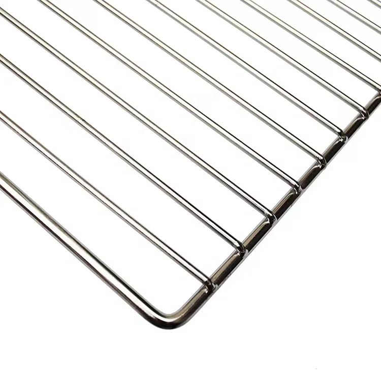 Hot Sale Rectangle Non-Stick Oven Rack Home BBQ Grills Bakery Wire Grid Cooling Rack for Baking