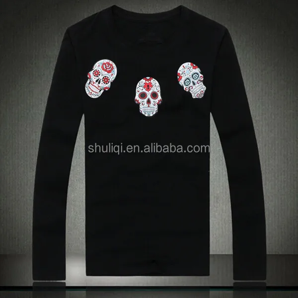 Теплые зимние Футболки с длинным рукавом для мужчин со многими конструкции