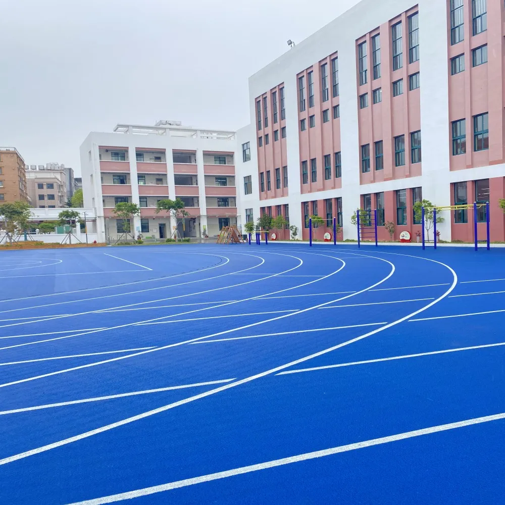 Blue Prefabricated Running Track Tartan Flooring Surface Athletic Track Tartan Running Tracking 8-13mm Thickness NFL-l-24080607