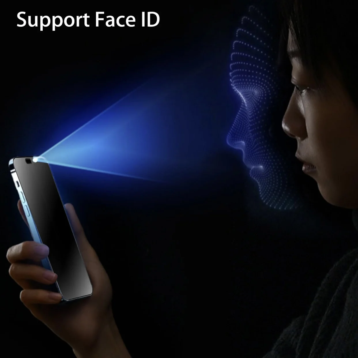 Anti peeping Ceramic Film Tempered Glass Privacy Screen Protector For Iphone 14 14pro maxX 11 12 13 Pro Max