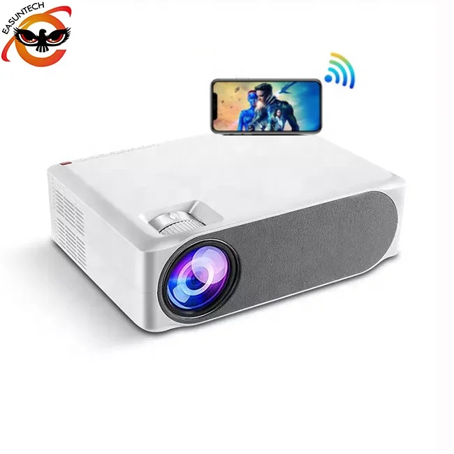 EASUNTECH Factory multimedia cinema smart home theater android lcd native 1080p full hd led portable mini 4k projectors M19