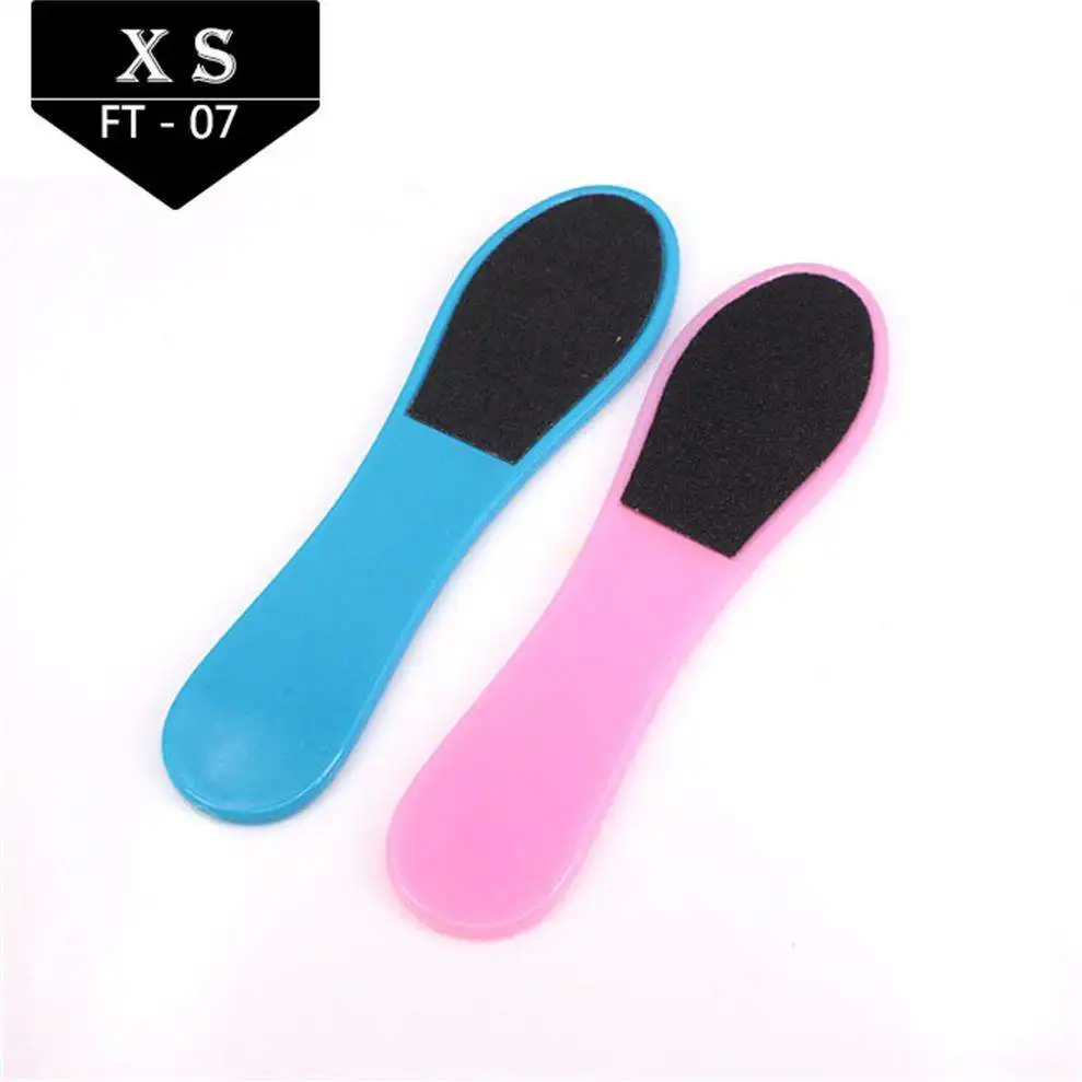 Low price convenient blue handle durablesandpaperfoot skin filepedicure foot file