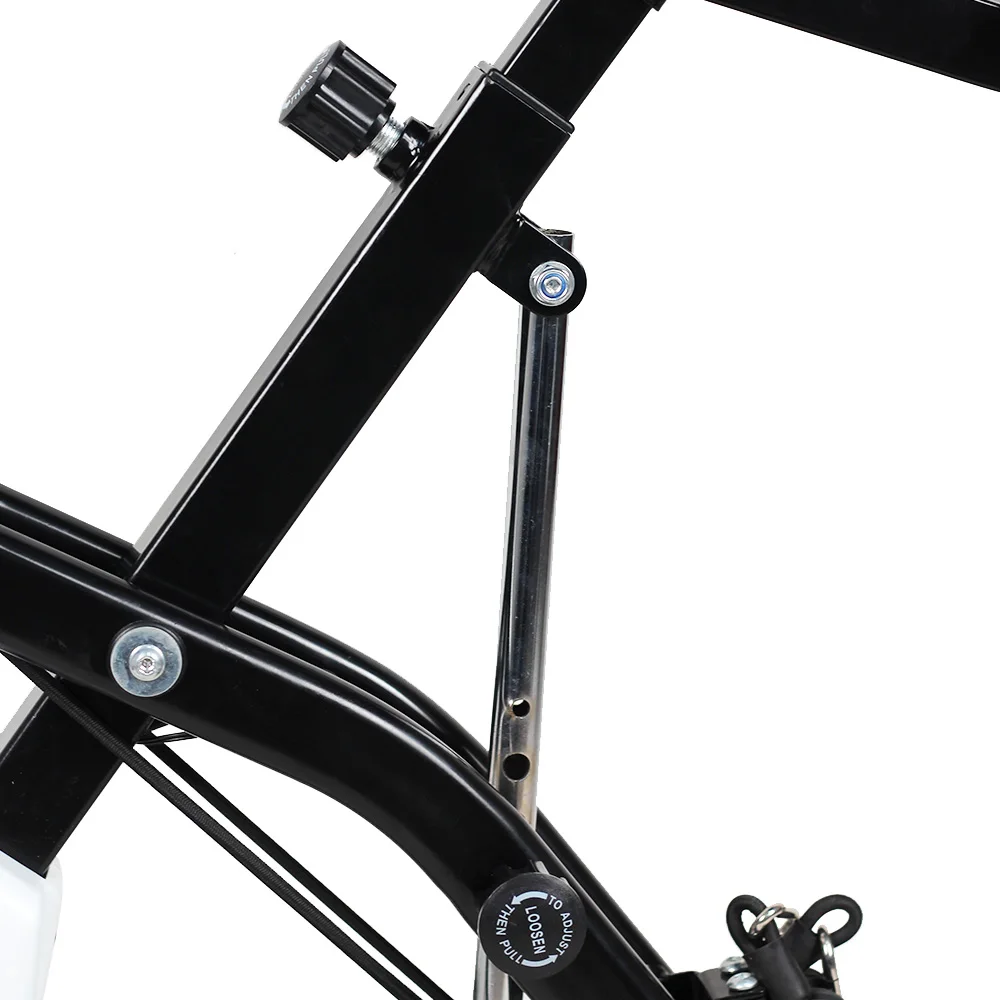 Home Use Indoor X-Bike Steel Dynamic Exercise Pedal Bike with Moving Roller