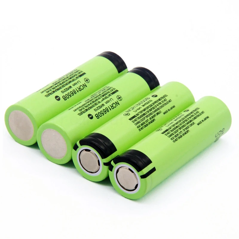 True Capacity 18650 batteries 3400mah lithium nmc cells for 18650 panasonic ncr18650b