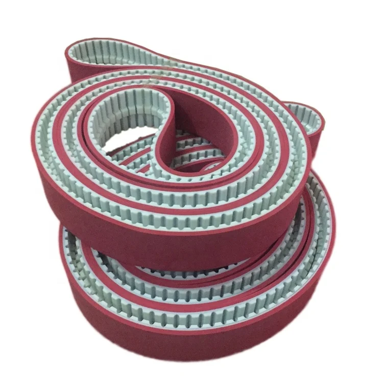 Manufacturer Industrial 50at20+Apl PU Timing Belt with Red Rubber Coating