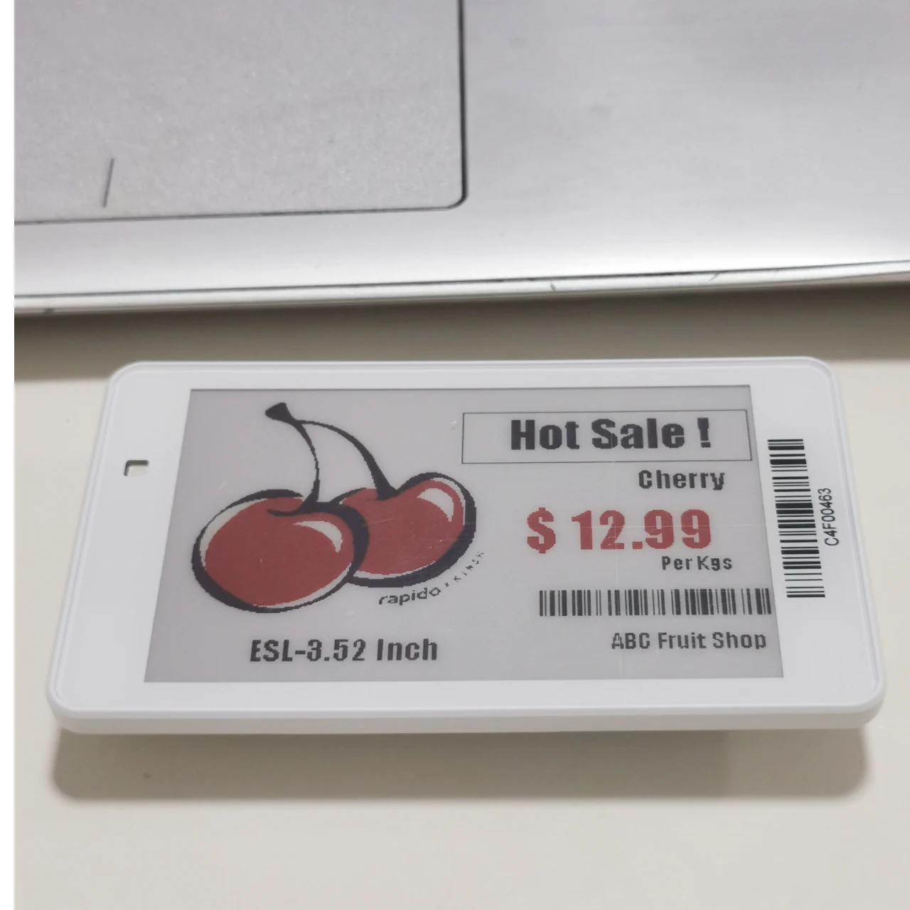 hot sales 2.4Ghz 3.52 inch E-ink digital price tag smart price tag ESL e-tag for supermarket /Grocery
