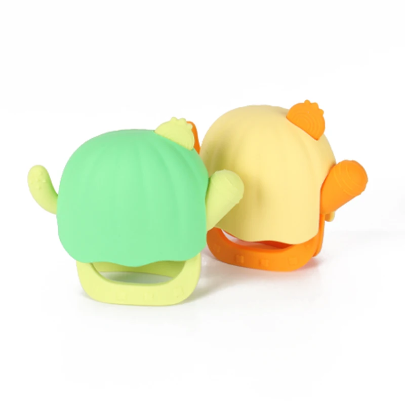 BPA Free Baby Girl Training Soft Chew Toy Baby soothing Teething Toys molar teethers gloves For Baby