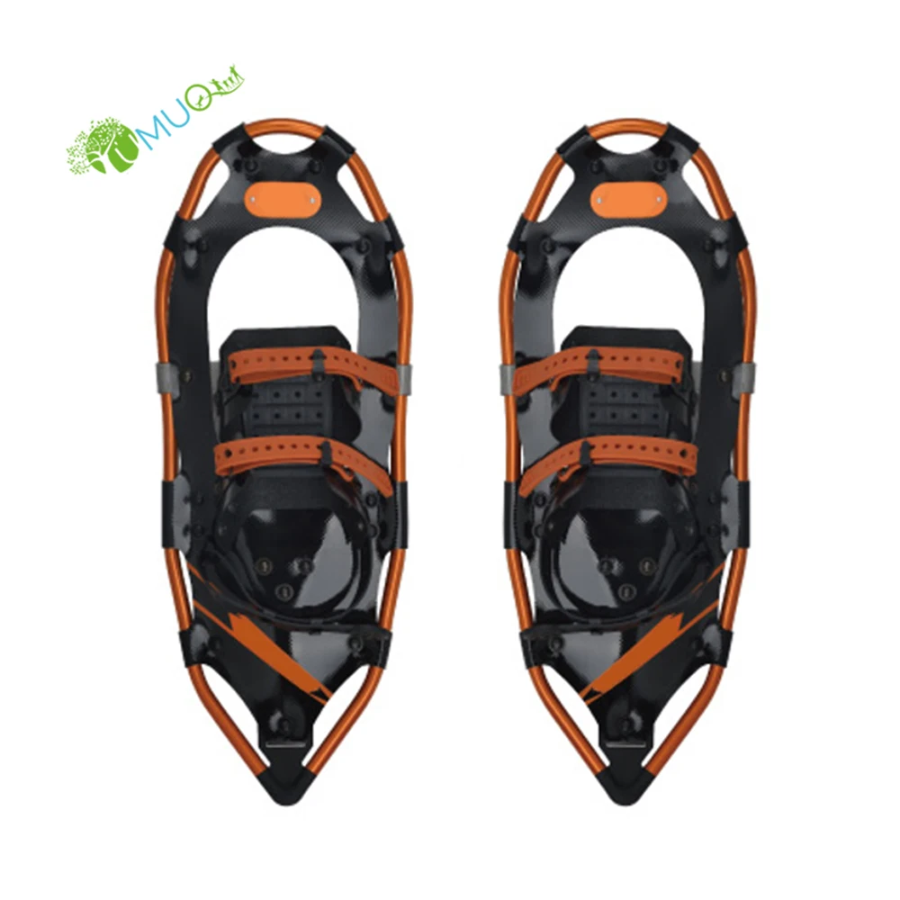 YumuQ Snowshoes Aluminum with Anodizing Surface Lightweight All Terrain Snowshoes Multiple Sizes for Hiking