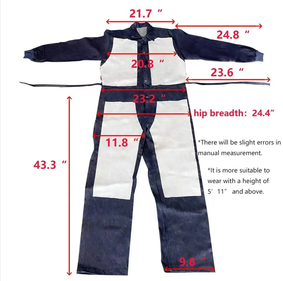 Blasting Operator safety equipment Sandblasting suit free size for Sandblasting Work