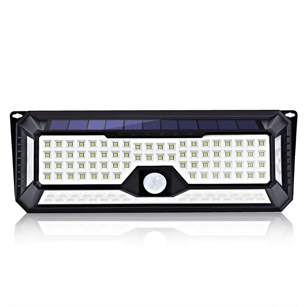2022 Amazon Hot Selling Custom 4.5w Portable Ip65 136 Led  Solar Sensor Wall Light