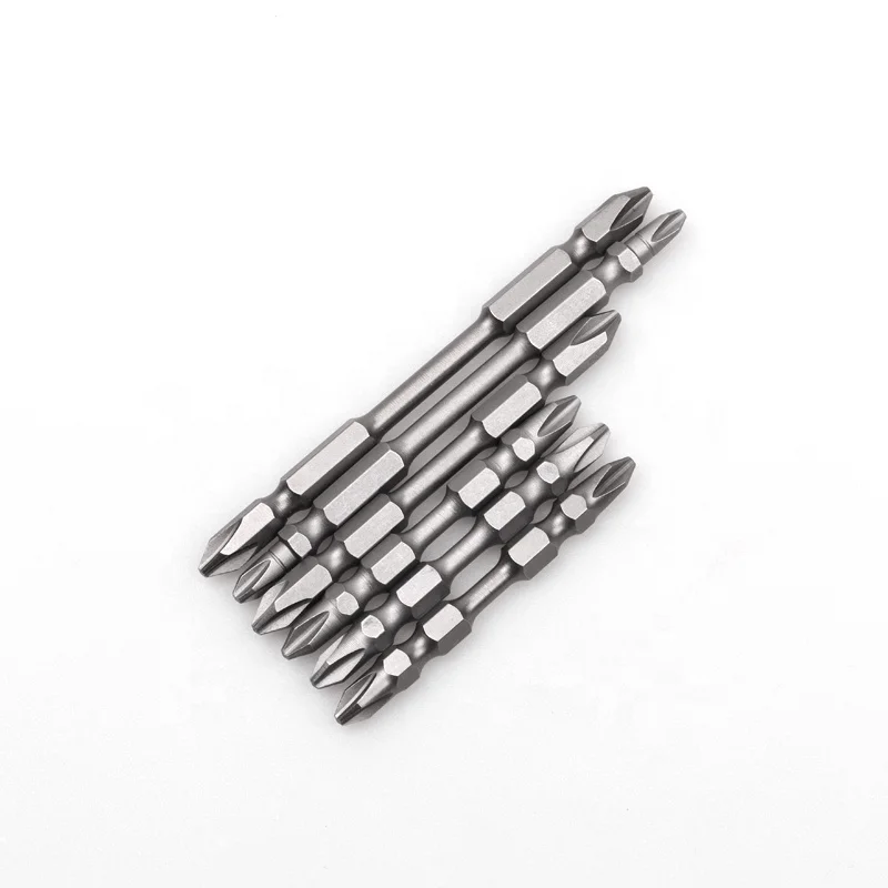 TOOLJOY Factory Wholesale S2/CRV 65mm Double End Screwdriver Bits High Quality Screwdriver Bits with Magnet Ringic