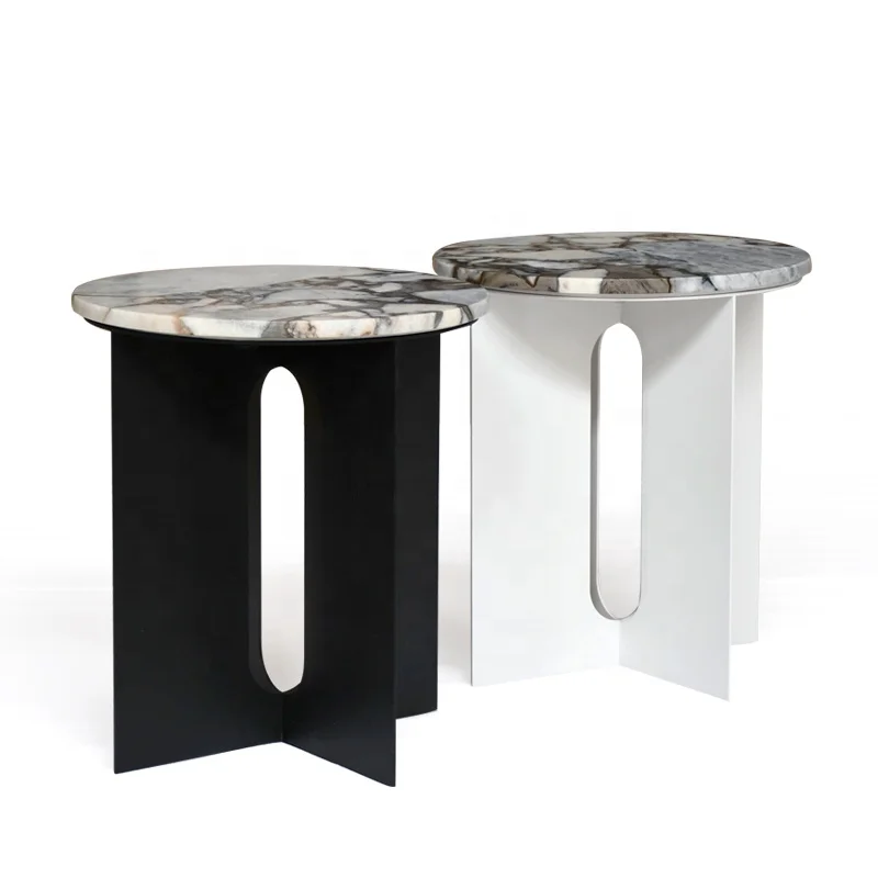 Metal Nordic Living Room Furniture Tea Round Bed Modern Luxury Side Marble Coffee Tables
