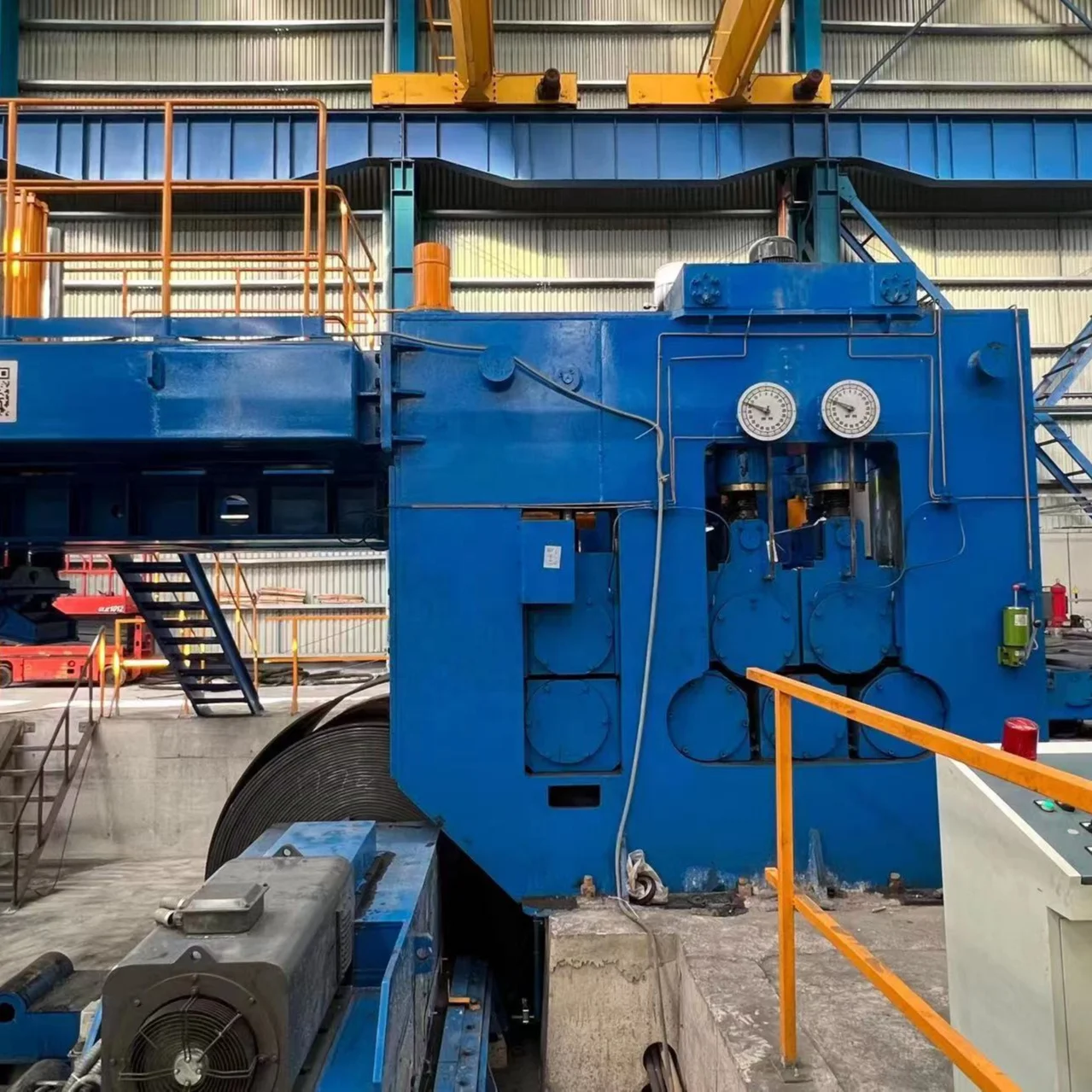 Steel coil flattening leveling rewind coil machine/metal sheet or steel coils leveler,levelling machine