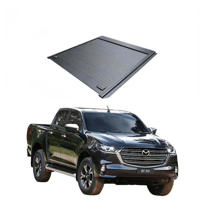 For Mazda BT-50 Tremor hard retractable truck compartment cover with locking tonneau cover