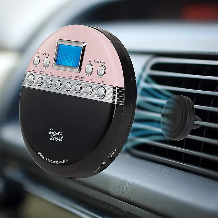 Mp3 Portable CD Player with LCD Display Headphones Jack USB Supply High Quality Sound CD Music Disc