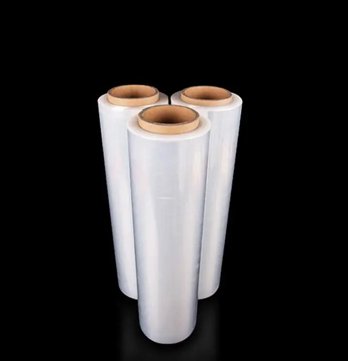 Wholesale Colored Casting Packaging Plastic Shrink Wrap Pe Cling Pallet Lldpe Stretch Jumbo Roll Film For Packaging