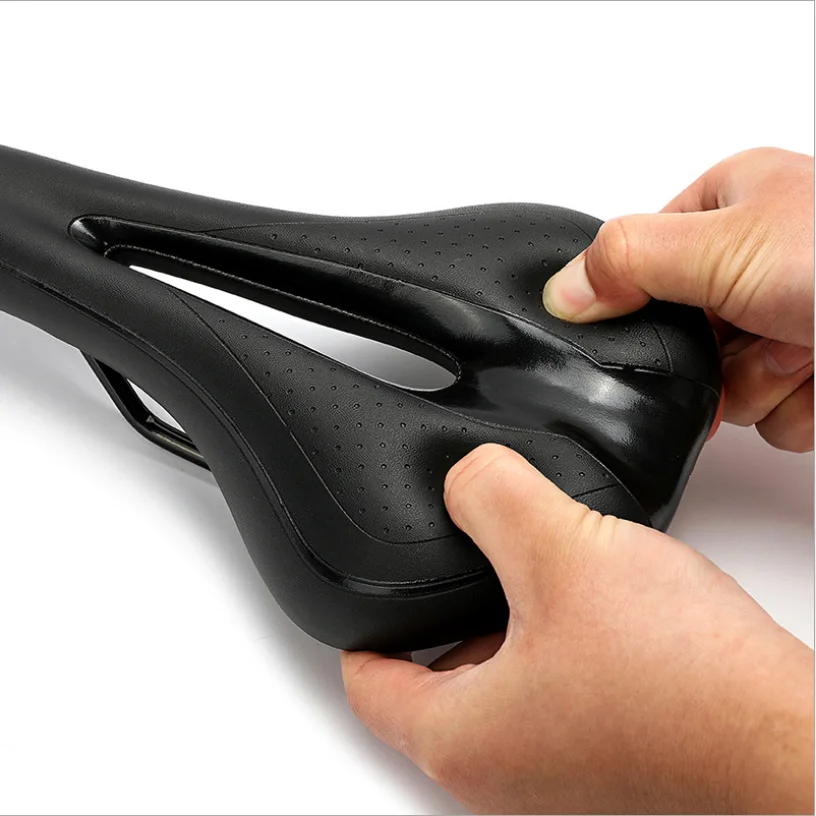 Comfortable silicone mountain bike saddle