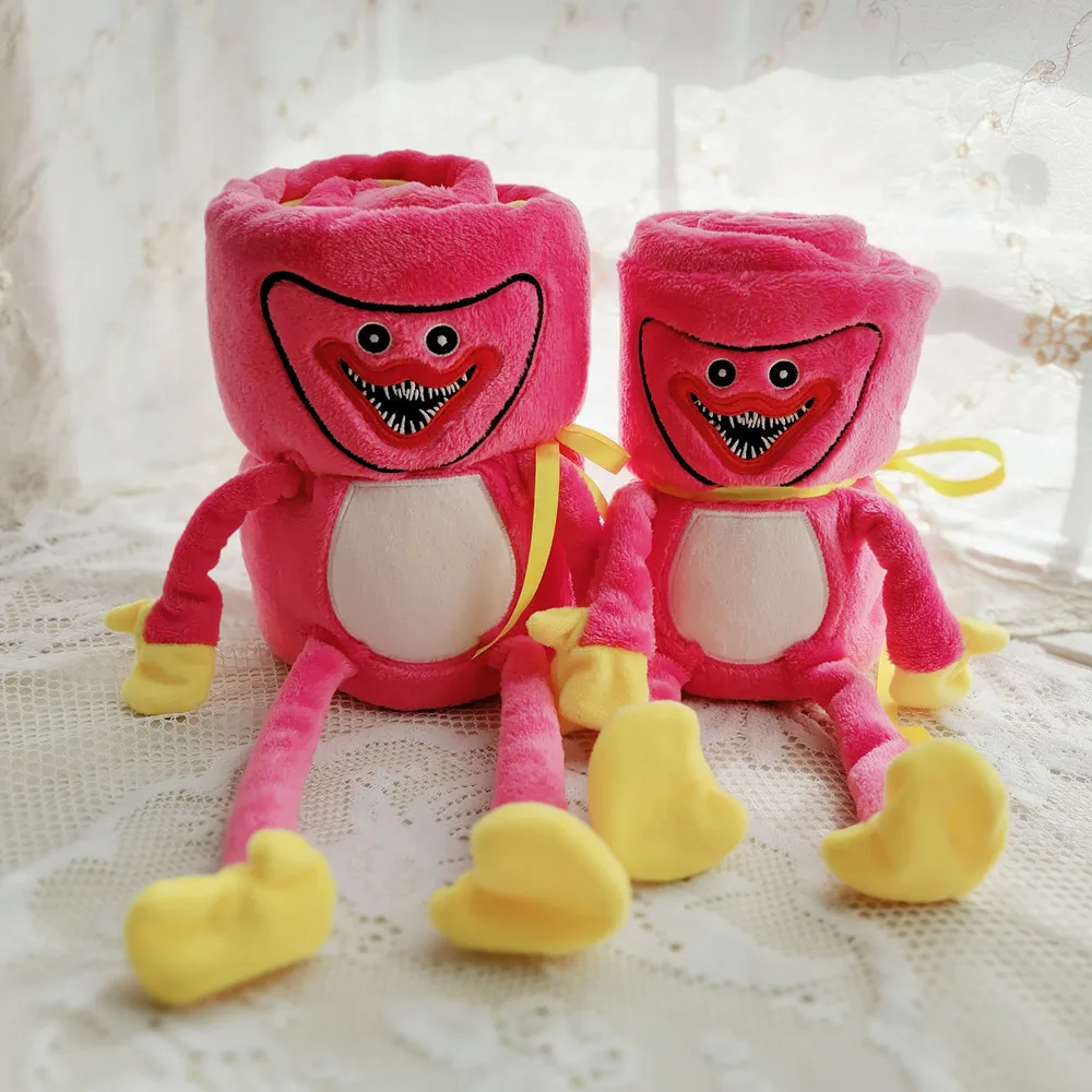 Cross-border poppy playtime game surrounding poppy roll blanket doll sausage monster flannel lunch break blanket