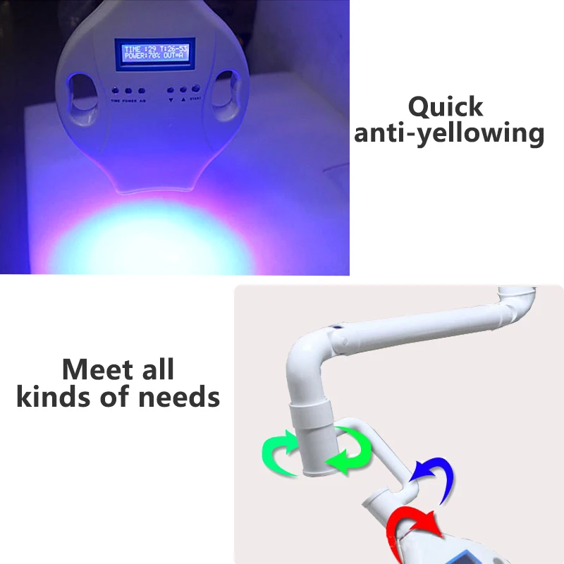 Аппарат для отбеливания зубов Стоматологическая лампа стоматологическое Отбеливающее устройство аппарат 40 Вт
