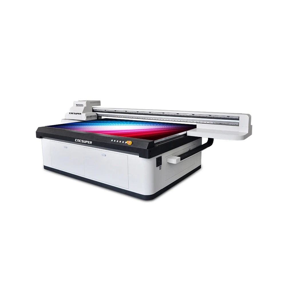 2500*1300 mm Wide Format led Printing Machine Print on Acrylic Sheet glass leather furniture, UV Inkjet Flatbed Printer