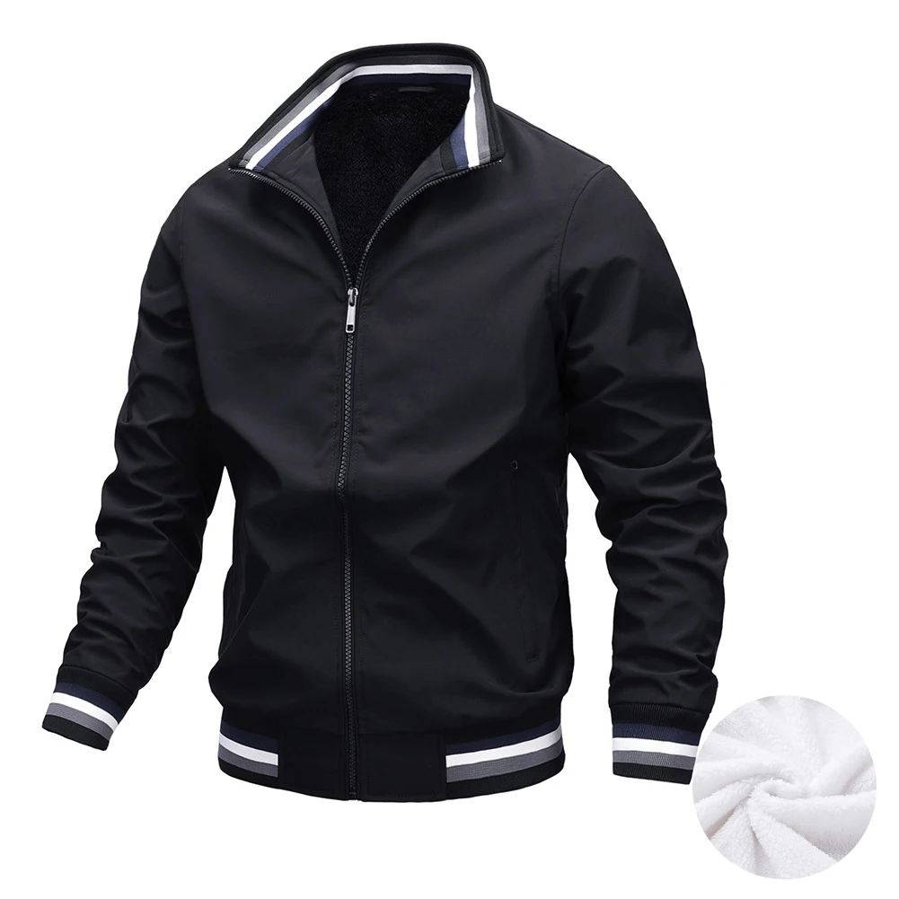 Wholesale Spring&Autumn Stand Collar, Jogging Tennis Golf Men Outdoor Casual Sports Jacket/