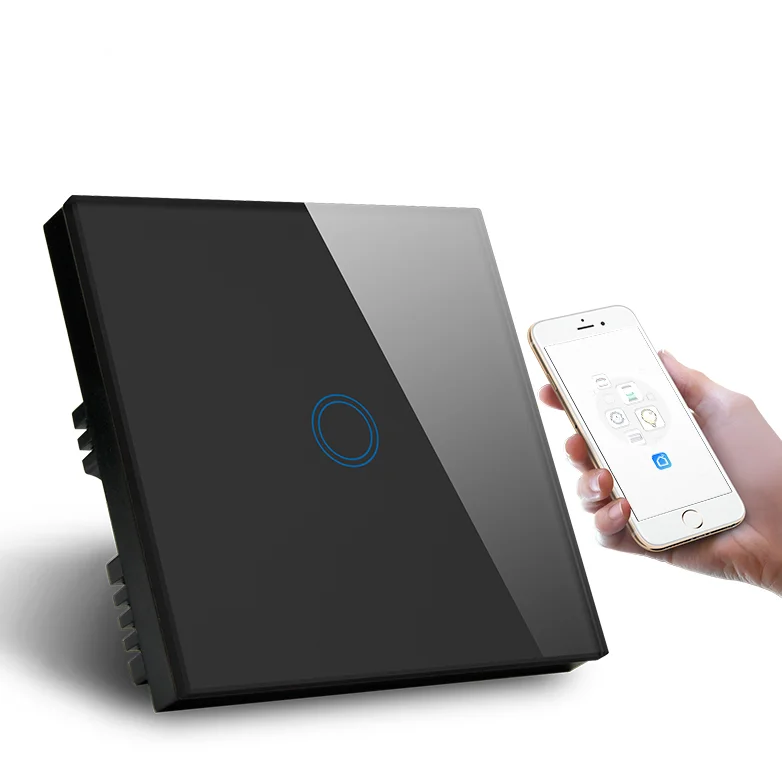 CE Approved GOOGLE HOME/ALXEA Tuya APP Control Smart WIFI 1 Gang Light Switch