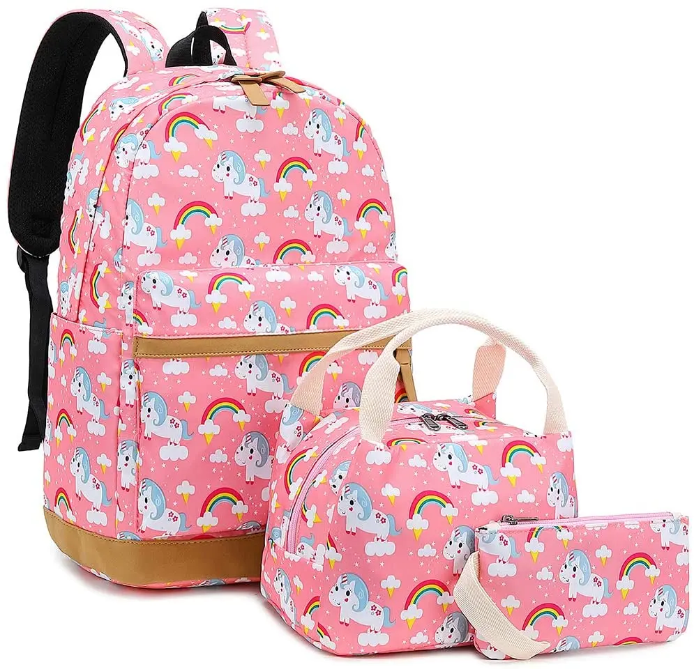 Unicorn School Backpack  Girls school Bag Bookbags