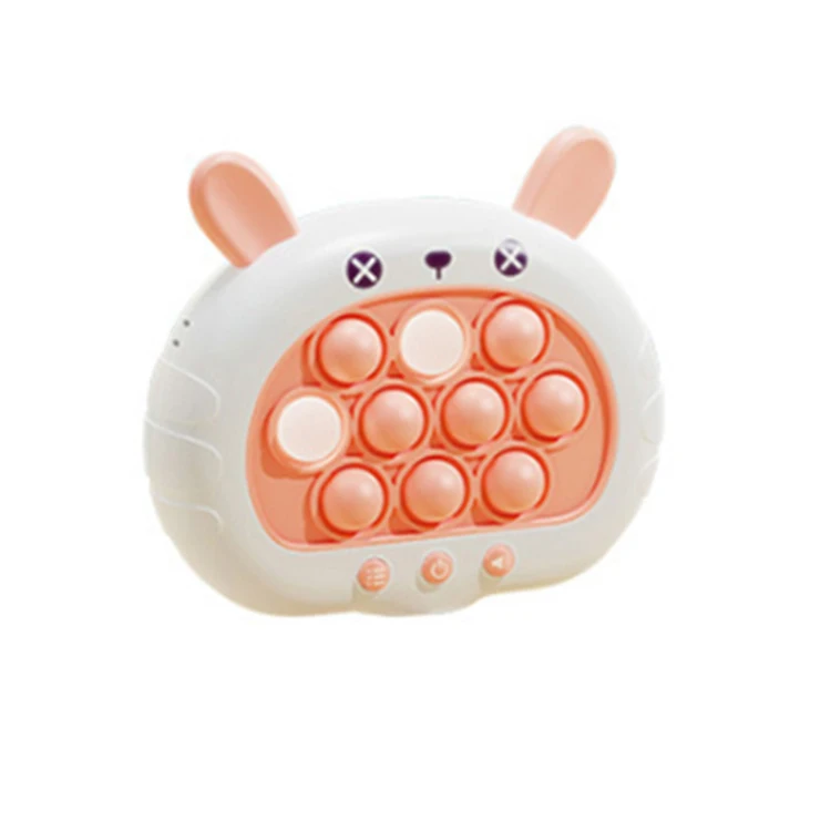 Popular cute cartoon fun electronic gaming kids puzzle electronic game machine toy for kids