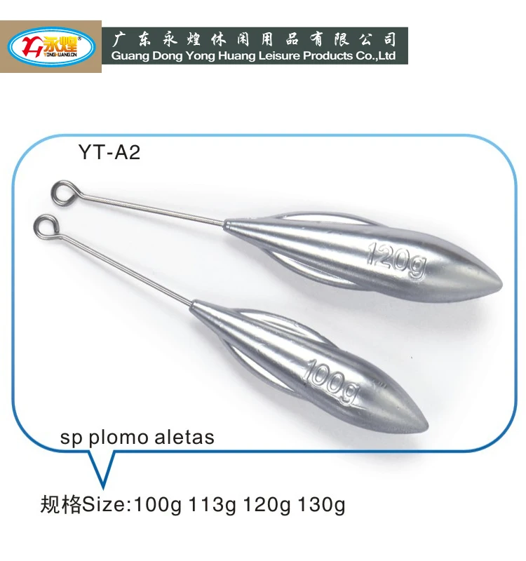 100g-130g SP plomo aletas  pesca surf casting sinkers long tail  fishing lead weight fishing weight sinkers