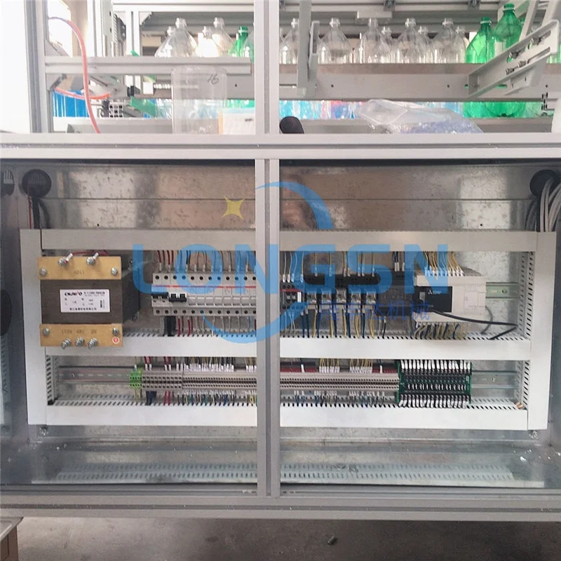 Automatic film packer for pet bottles empty plastic PET bottle bagging packing machine