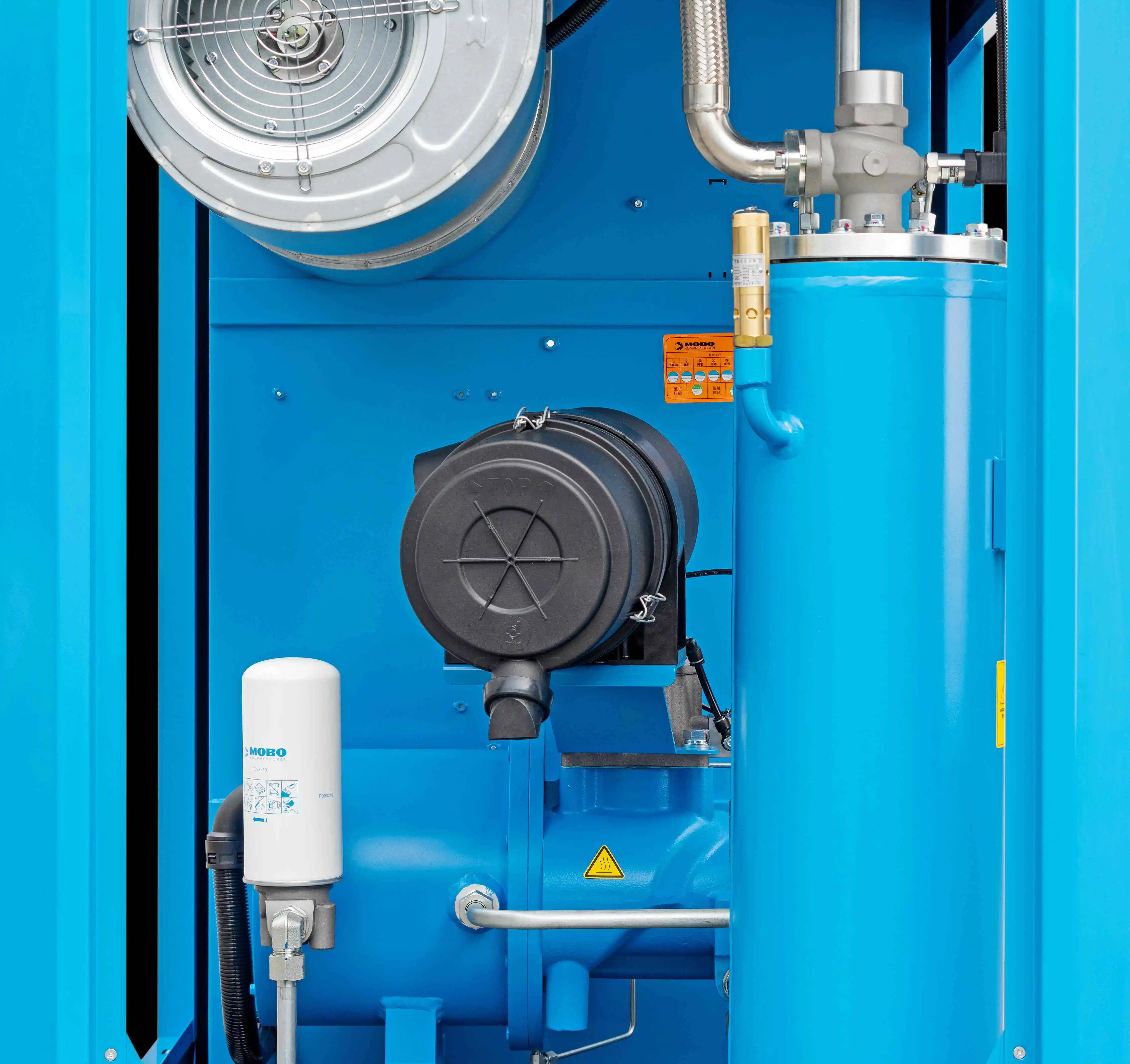 37kW 50hp 7 бар оптовая продажа низкая скорость IE4 высокоэффективный стационарный роторный 37kw одноступенчатый винтовой воздушный