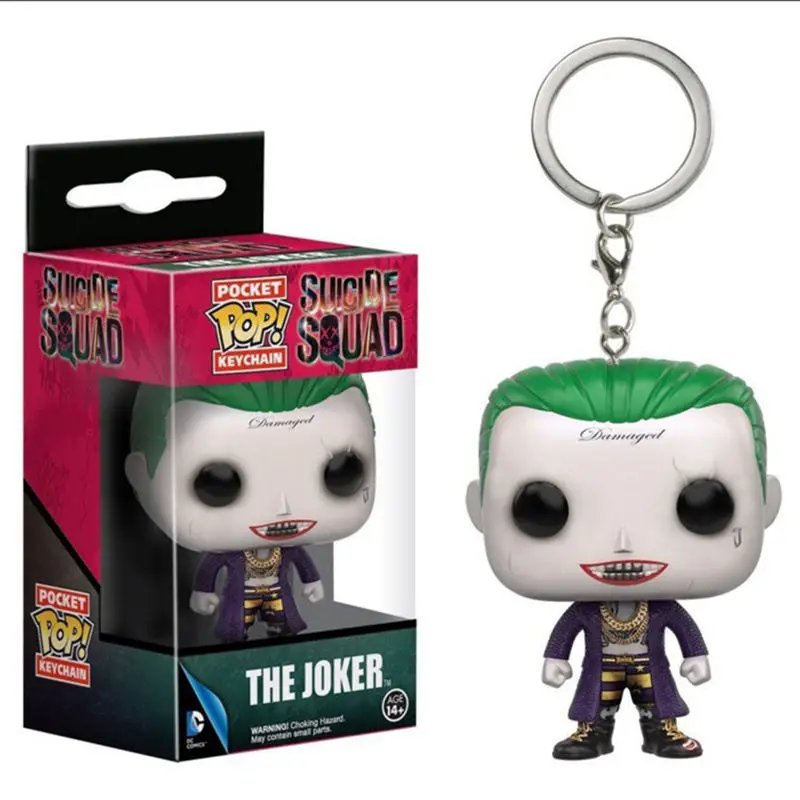 Экшн-фигурка Funko Pop отряд самоубийц Квинн Бэтмен Джокер Харли брелок игрушки 4