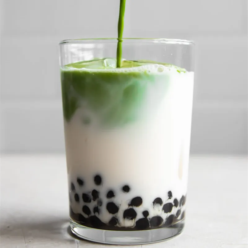 Instant Boba Matcha Bubble Milk Tea Powder PLA Straw