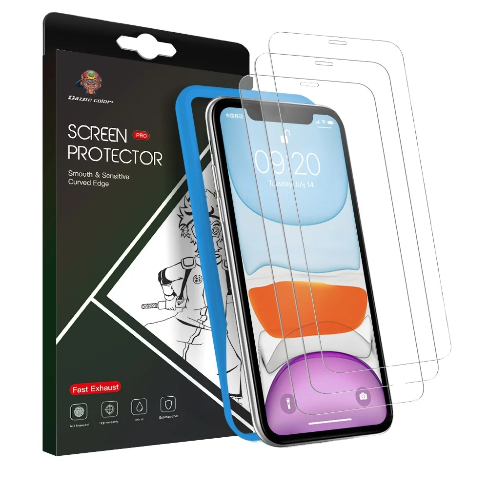 3 шт Упаковка и устойчивая к царапинам взрывоустойчивая Защитная пленка для экрана для iphone 11 Pro Max