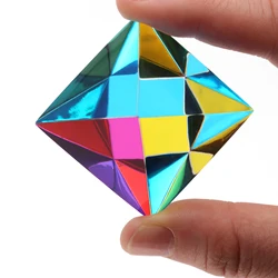 ZhuoChiMall CMY Orthoctahedron, 40mm (1.57 inch) Regular Octahedron Prism